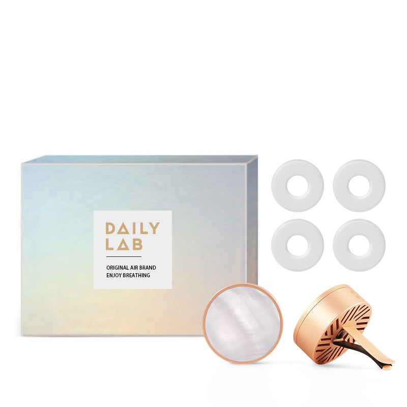 Aroma 360° Car Diffuser - 2 Piece Set 【Special Pearl Edition】 - DailyLab