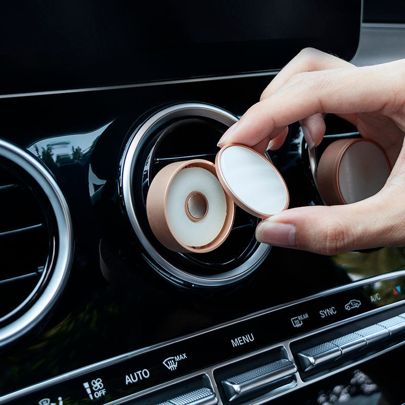 Aroma 360° Car Diffuser - 2 Piece Set 【Special Pearl Edition】 - DailyLab
